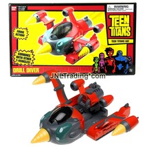 Year 2004 Teen Titans Vehicle Set - DRILL DIVER with Firing Action Feature - £43.15 GBP