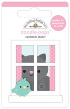 Doodlebug Doodle-Pops 3D Stickers-Hello Friend DP7607 - £11.04 GBP