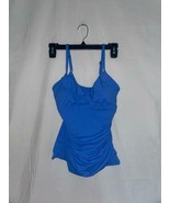 MSRP $82 Lauren by Ralph Lauren Women&#39;s Swimwear Ruffle Tankini Size 6 - $814.94 MXN