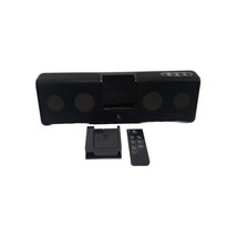 Logitech MM50 Portable iPod MP3 Speaker Dock w Carrying Case Remote Unte... - £9.13 GBP