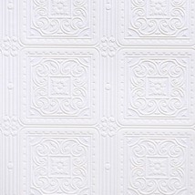 Brewster Rd80000 Turner Tile Textured Vinyl Wallpaper, Paintable - £37.73 GBP