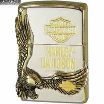 Harley Davidson HDP-17  Bald Eagle Metal zippo MIB Rare - £75.93 GBP