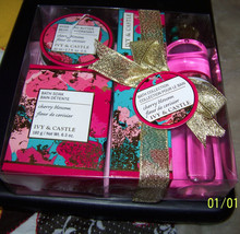 ivy &amp; castle/ bath collection gift set/ cherry blossom - £11.80 GBP