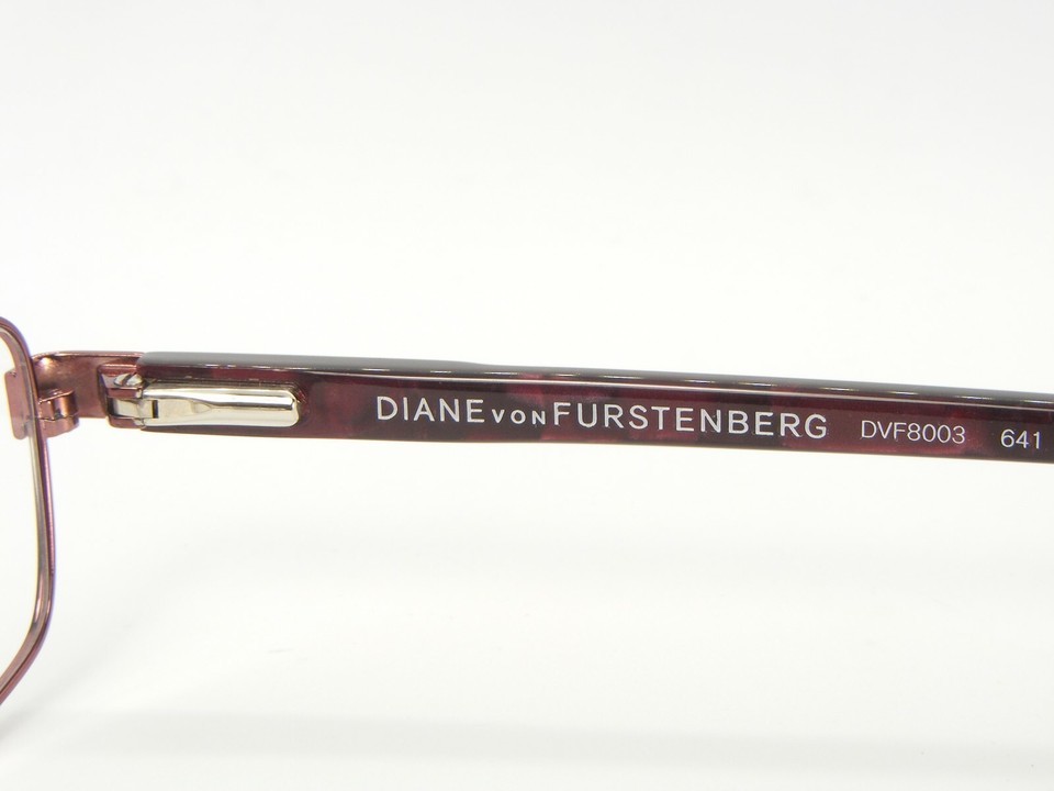 NEW Diane von Furstenberg DVF 8003 641 BURGUNDY EYEGLASSES FRAME 53-16-135mm Item image 11