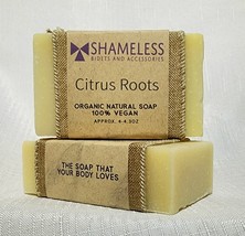 Organic Citrus Roots Coconut Body Soap Bar(Vegan)(Cruelty-Free) 4.5 oz - $8.60