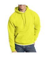 Hanes Mens Hooded Sweatshirt Safety Green Orange ANSI Hoodie S-3XL NEW - £14.09 GBP+