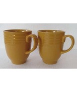Golden Yellow China Stoneware (2) Large Coffee Mugs by Hotel Elite, Look... - $40.95 CAD
