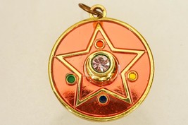 Costume Jewelry Sailor Moon Crystal Star Red Enamel Rhinestone Necklace Pendant - £15.81 GBP