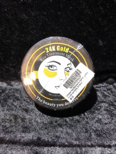24k Gold Eye Treatment Mask Anti Aging Firming Reduce Dark Circles 60 Pcs  - $4.94