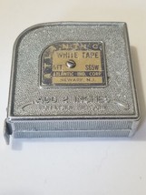 Vintage Atlantic Ind. Corp 6FT Advertising Tape Measure Newark NJ USA  - £7.81 GBP