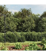 vidaXL Wire Mesh Fence Anthracite 6.6x82.0&#39; Galvanised Steel - $11,931.21 MXN