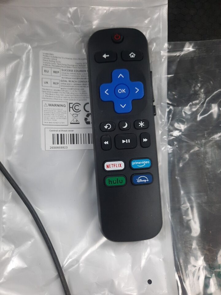 roku remote Without Cover 1 New In Package Disney Netflix Prime Hulu - £4.20 GBP