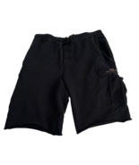 POLO JEANS CO RALPH LAUREN Jogger Shorts Cargo Men Fleece Blk Actual 38&quot;... - $54.50 CAD