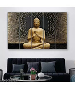 Jawaharat Set of 5 Buddha UV textured 6MM MDF Premium Large Panel Painti... - €45,82 EUR