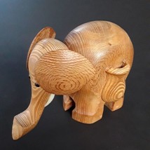 Papel Wooden Elephant Toothpick Holder Handcrafted Figurine Vintage Taiw... - £12.86 GBP