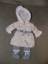 American Girl Pretty In Pink Coat W/Boots Retired NWOB - $54.00