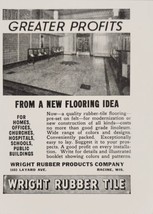1937 Print Ad Wright Rubber Tile Flooring New Idea Racine,Wisconsin - £10.60 GBP