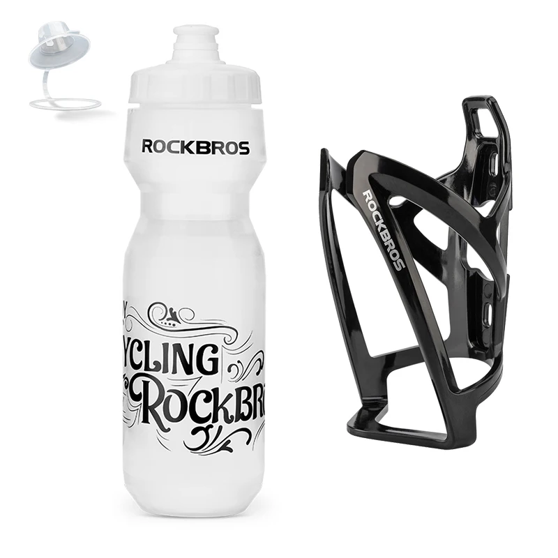 BROS Bike Water Bottle 750ml Bicycle Bottle With Holder Cage Outdoor  Portable C - £84.63 GBP