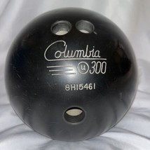 Columbia 300 Bowling Ball Black 15 lbs 1 oz Drilled 8H15461 - £27.24 GBP