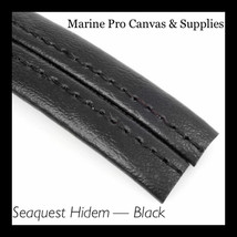 Seaquest Marine Hidem Vinyl Upholstery Trim By the Yard BLACK (Hides Staples) - £2.01 GBP