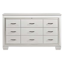 White 9-Drawer Dresser - Faux Alligator Design - $1,128.99