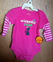 Fashion Holiday Baby Clothes 0M-3M Newborn Wickedly Cute Pink Halloween Creeper - £7.58 GBP