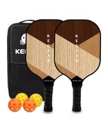 New 2 Pickleball Paddles, Graphite Pickleball Paddles With 4 Balls And B... - $17.82