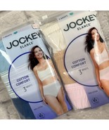 Lotto Da 2 Jockey Elance Cotone Comfort Slip 3-Pack Donna 10 3XL Intimo - $41.56
