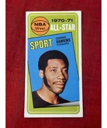 CONNIE HAWKINS NBA ALL-STAR 1970 - 1971 Topps Basketball Tall Card #109 - $6.44