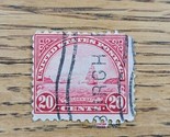 US Stamp Golden Gate 20c Used Red - $0.94