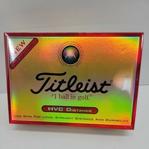 Titleist HVC Distance Golf Balls New Sealed (12 total balls) - $18.37