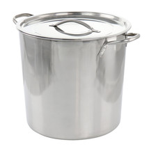 Gibson Everyday Whittington 12 Quart Stainless Steel Stock Pot with Lid - £29.34 GBP