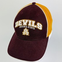 Arizona State Sun Devils Hat NCAA Cap Vintage Twins Enterprise, Hook & Loop back - $19.34