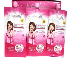 Brilliant Skin Sunscreen Gel-Cream SPF 30 Sachet Size 50 gram (Pack of 3) - £43.95 GBP