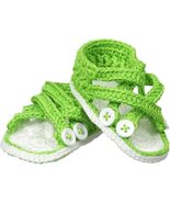 Jefferies Socks Baby Girls Hand Crocheted Criss Cross Sandal Bootie 1 Pa... - €13,88 EUR