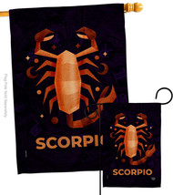 Scorpio Flags Set Zodiac 28 X40 Double-Sided House Banner - $49.97