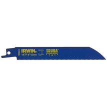 IRWIN Reciprocating Saw Blades, Metal Cutting, 6-inch, 14 TPI, 25-Pack (... - $64.99