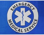 3x5 EMS Emergency Medical Service Blue PRINTED NYLON Flag Banner - £4.59 GBP