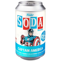 Marvel - Captain America Vinyl Figure in SODA Can by Funko - £14.97 GBP