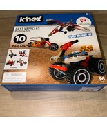KNEX FAST VEHICLES  96 PIECE BUILDING SET:: 10 BUILDABLE MODELS: AGES 5+... - $10.00