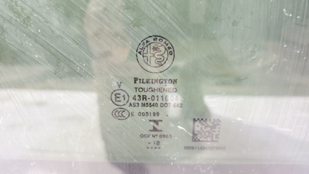 Rear Sunroof Glass OEM 2017 2018 2019 Alfa Romeo Giulia  Item image 3