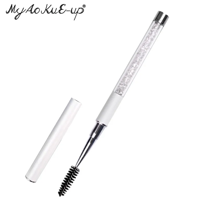 Makeup Eyelash Brushes 10 colors  Handle Brushes Mascara Applicator Wand... - $455.70 MXN
