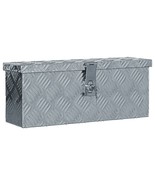 vidaXL Aluminum Storage Box - Durable Silver Transport Container 24x18x12 - $181.80 CAD