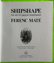 Vtg Shipshape: The Art of Sailboat Maintenance by Ferenc Maté (HC 1986) - $105.87 MXN