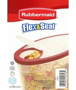 Flex &amp; Seal CLEAR Plastic 1.5 gal Storage Container Cereal Pasta RUBBERM... - £18.23 GBP
