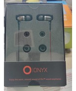 Onyx ELO Premium Genuine  In-ear Noise Canceling Wooden Headphones New F... - $168.69 MXN