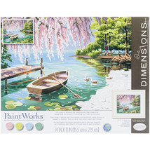 Paint Works Paint By Number Kit 14&quot;X11&quot;-Willow Spring Beauty - £17.69 GBP