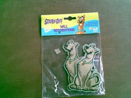 SCOOBY DOO WALL STICKERS 2 Mini Foam Shapes WALL DECORATIONS  REUSABLE - $5.94