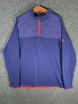 Adidas Track Style Casual Activewear Jacket XL Blue Red Trim Mens Extra ... - $20.05