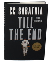 Cc Sabathia Autographed New York Yankees &quot;Til The End&quot; Book Beckett - £137.07 GBP